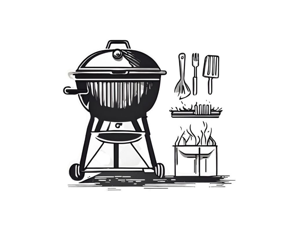 Outdoor Grill Illustration